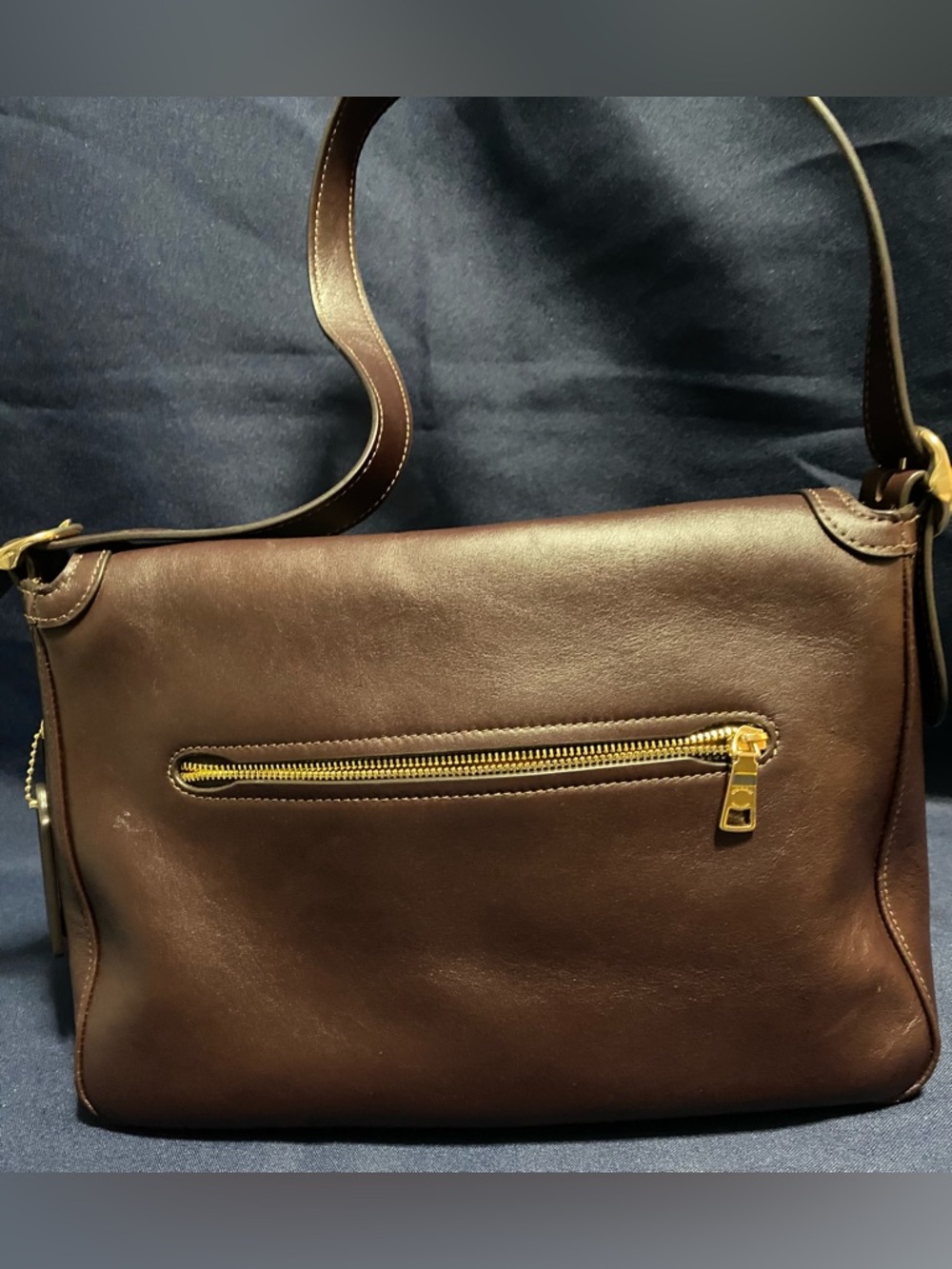 Coach Etta Flap Shoulder Bag with Gold Hardware - Picture 2 of 7